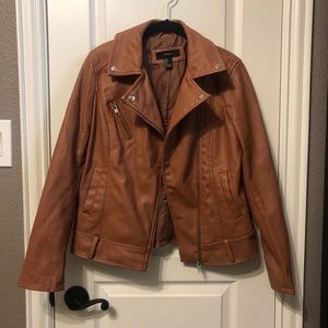 FOREVER 21 Vegan Leather Biker Jacket